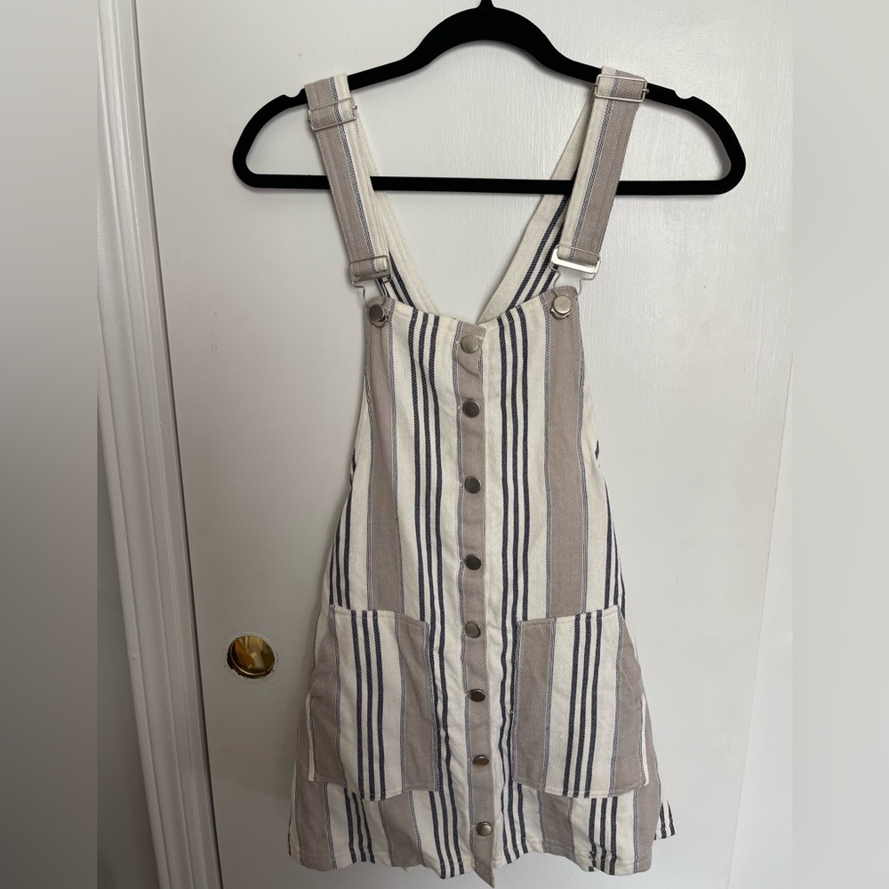 Francesca’s | Harper Heritage | Overall Skirt Striped Boho